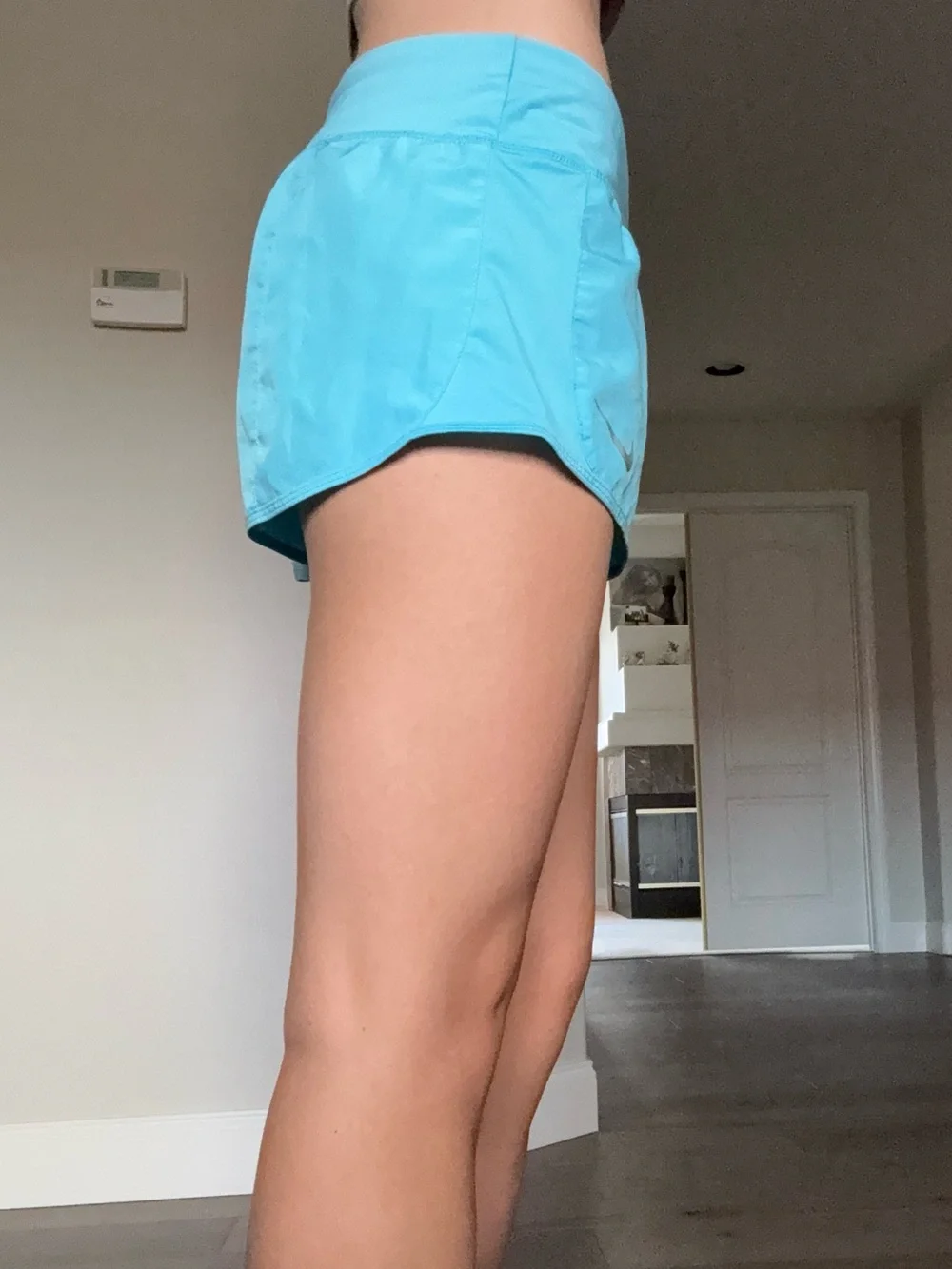 Nike Light Blue Women's Athletic Shorts